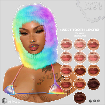 Second Life Marketplace - XVI - Sweet Tooth Lipstick / Genus